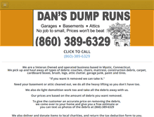 Tablet Screenshot of dansdumpruns.com